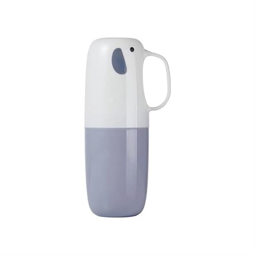 TRgqify-KM Zahnpasta Halter Zahnbürste Container Staub-Proof Fall for Reise Camping Kunststoff Tragbare Lagerung Box Zahnbürste Tasse (Color : White)