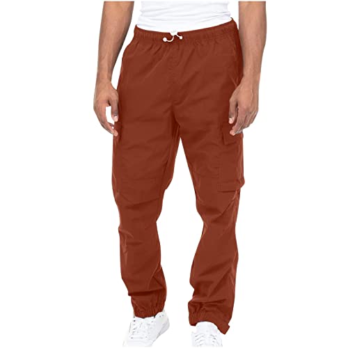 Cargo Hose Herren 30 Jogginghose Herren Baggy Jogginghose Männer Sporthose Jungen Schranz Hosen Mundhulle Hosen Herren Nur Der Herren Unterhosen Push Up Leggings Herren Unterhose Braun 5XL