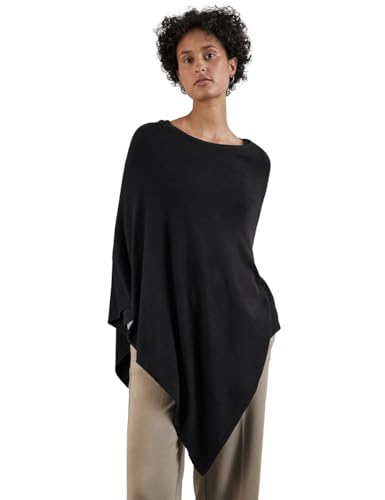 Street One Mode-Schal A580760 Feinstrickponcho, Black, A