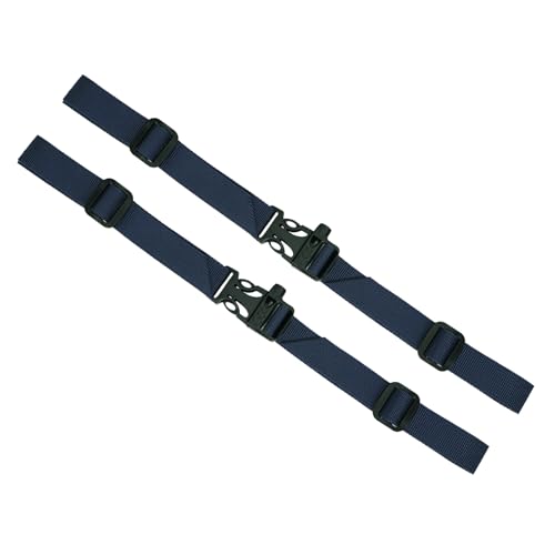 FLYAMAPIRIT Verstellbarer Brustgurt für Rucksack, 2 Stück Rucksackgurte mit Schnalle und Pfeife, Nylon-Rucksack-Brustgurt zum Wandern und Reisen (Marineblau)