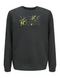 JACK & JONES Jjstyd Corp Splash Sweat Crew N. Ln Jnr