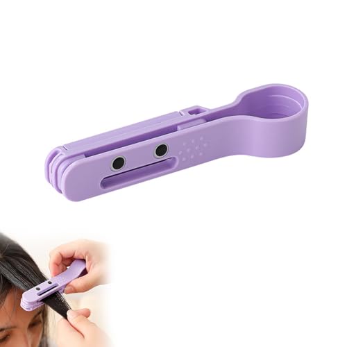 Haarschneide Hilfe Set – Professionelle DIY Haarschneide Schablone für Pony & Spitzen, inkl. Schere zum Haare Schneiden – Selber Schneiden Leicht Gemacht