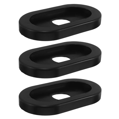 Yardwe 3 Stück Geräuschreduzierende rutschfeste Pads für Fitnessgeräte für Fitnessstudios Schützt Boden und Minimiert Vibrationen