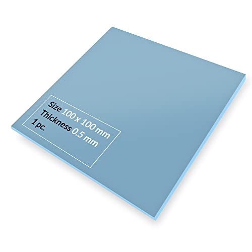 ARCTIC TP-3 Wärmeleitpad: Premium Performance Thermal Pad, 100 x 100 x 0,5 mm (1 Stück) - Hohe Leistung, besonders weich, idealer Gap-Filler, Überbrückung von Unebenheiten, sichere Anwendung