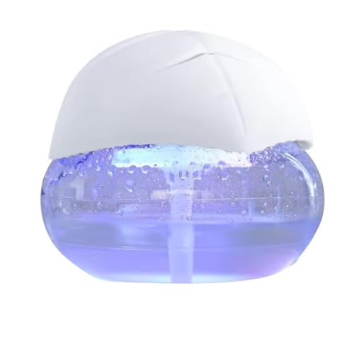 Kueohse Luftreiniger Wasserbasierte Waschluft Erfrischer mit 7 LED-Farbwechsellicht Luftrevitalisierungs- & Erfrischer EU-Stecker A