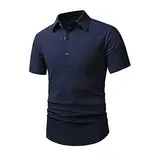 Generisch Leinenhemd Herren Kurzarm, Leichtes Sommerhemd Freizeithemd für Strand, Sommer Shirt mit Stehkragen Knöpfen Hemd Herren Weiss Mittelalter Hemd Herren Schwarz