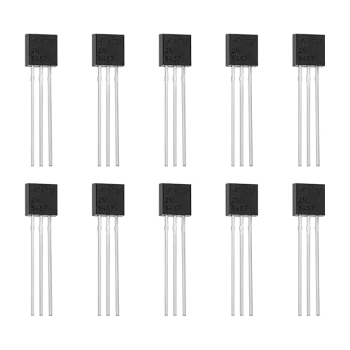 Be In Your Mind 10 Stück 2N5457 N-Kanal-Transistor 5457 JFET-Transistor 3-poliger Transistor für DIY Projekt Schalttransistoren Analogschaltung