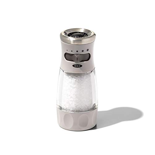 OXO 11312400 Good Grips Contoured Mess-Free Salzmühle, Keramik, Grau