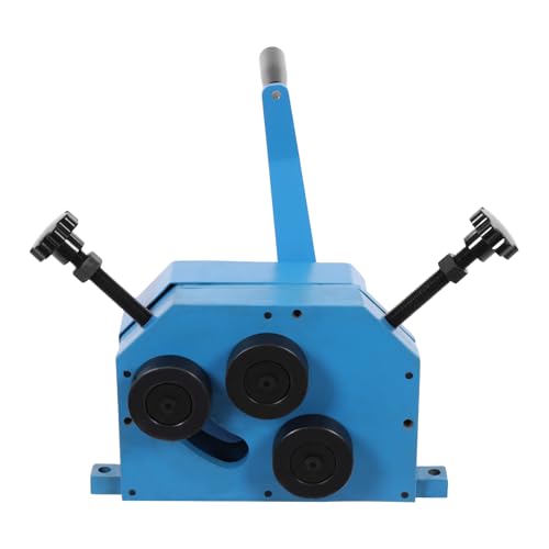 UYRTOY Rohrbiegemaschine,3in1 Rohrbiegemaschine Biegewinkel bis 360°Manuelle Metallbiegemaschine Betriebsart Manuell,Biegemaschine Rohre zum Biegen von Stahlplatten, Flachstahl und Rundstahl