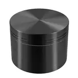 KitchenBoss Grinder Metall ：Klein Grinder 4 Teilig 4.9cm mit Reinigungswerkzeugen für Spice,Kräuter,Gewürze (Schwarz)