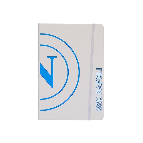 SSC Napoli Unisex – Erwachsene Econotes Outline Bianco Weiß, TU