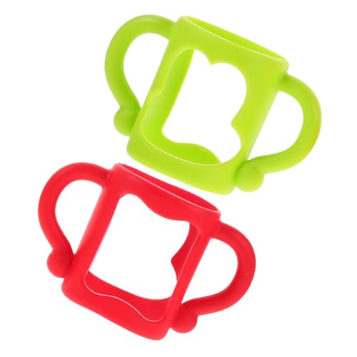 Toyvian 2 Stück Babyflaschen Ergonomische Handhabung für Flaschen Multifunktionale Praktische Flaschenhändler für Flaschen