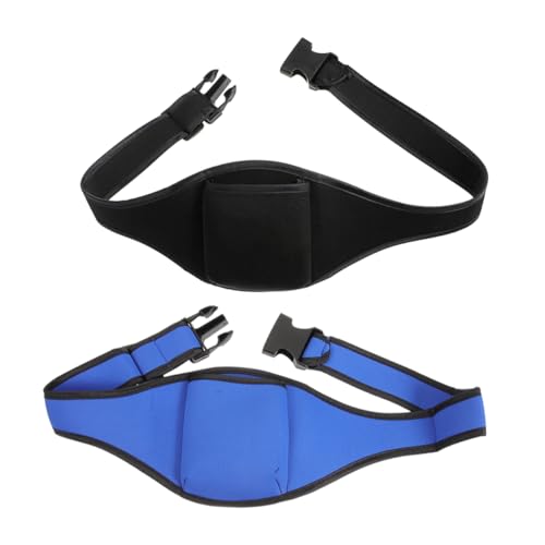 Totority 2stücke Mikrofon-gürtel Tasche Verstellbare Neopren Halterung Für Fitness-instructoren Anti-Drop-tragegurt Für Fitness Und Theater-Speaking