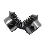 Gehrungsgetriebe 2pcs schräggetriebe 1m 20teeth 45# Stahl Inneres Loch 5 mm/6 mm/7 mm/8 mm Zahnrad 90 Grad Meshing Winkel Stahl Zahnradscheibe M5 Ritzel mechanisch ( Color : 8mm hole , Size : 1M20Teet