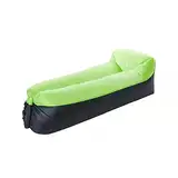 Surwin Wasserdichtes Aufblasbares Sofa Tragbares Luft Sofa Aufblasbare, Air Lounger, Luftsofa Luftsack Für Outdoor, Strand, Reisen, Party, Camping Gadgets (230x70cm,Grün)