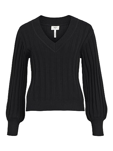 Object OBJALICE L/S V-Neck Knit Pullover NOOS