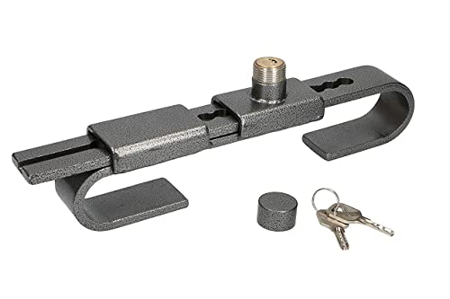 Falleba Diebstahlsicherung, verstellbar von 220 bis 430 mm (38 mm), Türschloss für Container, Sattelanhänger mit Fallebas, gehärteter Stahl
