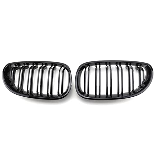 Doppellamellen Grill Frontnierengrill Glänzend Schwarz Für 5er 2003–2010