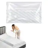 Schutzhülle aus Kunststoff für Matratzen, Matratzenhülle Kunststoff, Matratzenschutz mit Breitem Reißverschluss, wasserdichte und reißfeste Aufbewahrungstasche, Für Umzug, Lagerung, 100 x 180 cm
