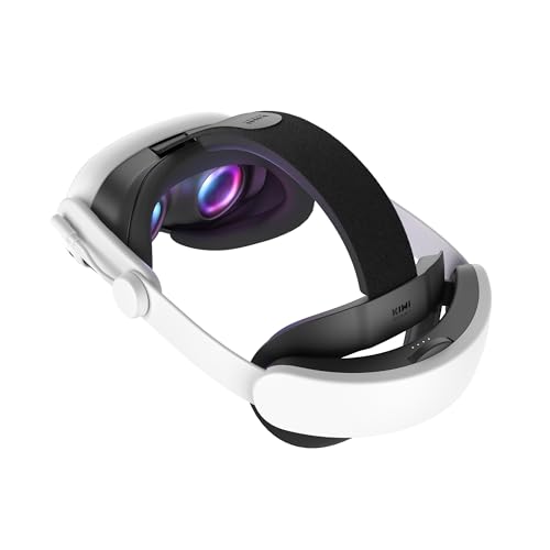 KIWI design K4 Boost Komfort Head Strap mit Akku Kompatibel mit Meta Quest 3/Quest 3S