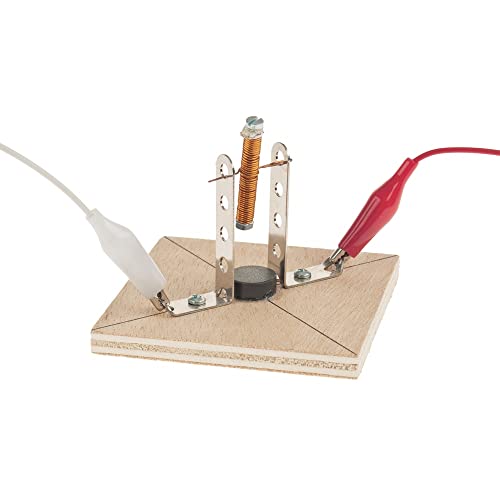 matches21 HOME & HOBBY Elektromotor DIY Holz Bastelset für Kinder ab 12 Jahren mit Magnetfeld Bausatz