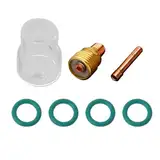 7-teiliges Glasbecher-Set für effiziente Gasnutzung in Kurzzangenkörpern für Wp92025 WIG-Schweißgeräte (1,6 mm)