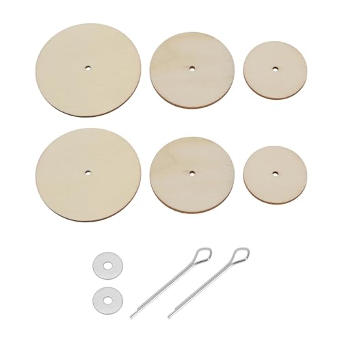 eMagTech 30 Stück Puppengelenk Splint Puppengelenk Gliedmaßen Verbindungsstift Faserplattenscheiben 30mm 40mm 50mm Puppenzubehör Set für Teddybär Spielzeug Puppen