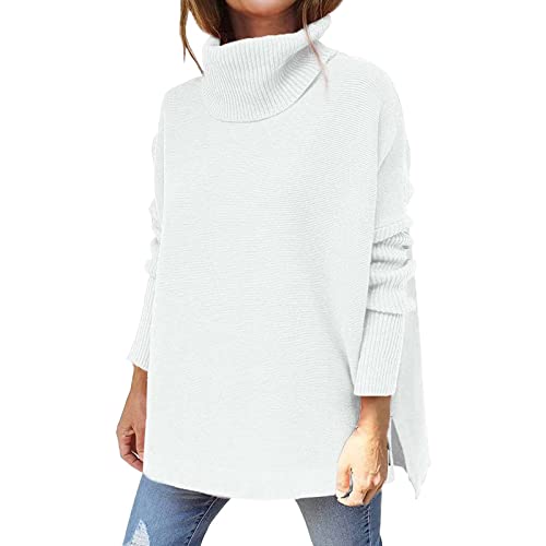 Generisch Pullover Damen Herbst Rundhals Damen Leichter, Langärmeliger Pullover Mit Rundhalsausschnitt Pullover Damen Elegant Herbst Weihnachten Pullover Damen