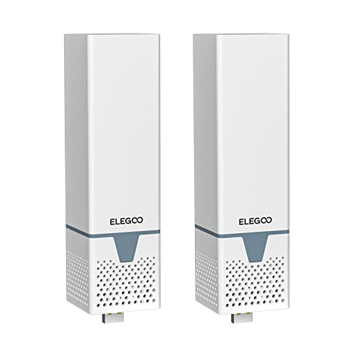 ELEGOO USB Luftreiniger mit eingebauter Aktivkohle, kompatibel mit ELEGOO Mars 3 Pro, Saturn 2,Saturn 8K und Jupiter Harz 3D Drucker (2er Pack)