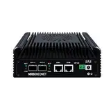 MNBOXCONET Mini PC N305 Firewall 2x10GbE SFP+, Micro Appliance Computer Büro, Barebone NO RAM NO SSD, 2xi226V 2.5GbE LAN, Type-C, TF, HD, Support Windows OPNsense, SPK/MIC