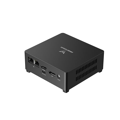 MINIS FORUM Mini PC UN100D, Processeur Intel N100, 16 Go de RAM, 512 Go de SSD, Ordinateur de Bureau 4C/4T, DP/HDMI/USB-C, 2 x LAN RJ45 2,5G, 3 x USB-A, 1 x Emplacement Pour Carte TF, WiFi et BT 4.2