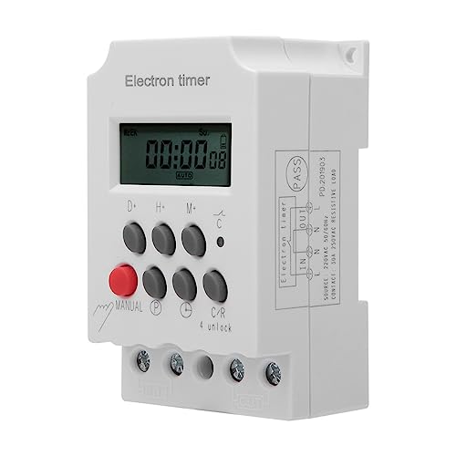 Elektronischer Timerschalter, Mikrocomputer Intelligent Großer Strom KG316T-II 220VAC 30A für Aufzüge, Verpackungsindustrie
