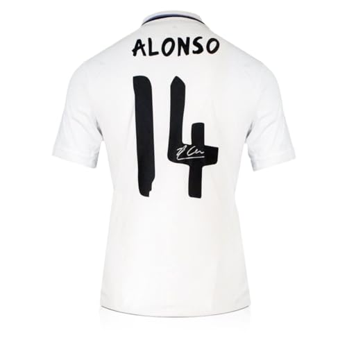 Exclusive Memorabilia Von Xabi Alonso signiertes Real Madrid-Trikot