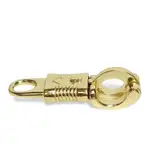 Panikhaken für Führstrick Pferd ideal als Ersatzhaken für Strick mit Panikhaken Strick Set für Pferde Zubehör (Gold, 2)