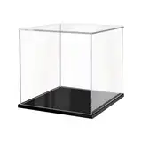 JUJOMAT Transparente Acryl Vitrine Schaukasten Acryl Acryl Boxen zum Ausstellen Staubdichte Schaukasten Vitrine für Action Figuren und Sammlerstücke 25*25*25cm