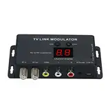 ANCLLO UHF-Modulator, TM70 UHF-TV-Link-Modulator, AV-zu-HF-Konverter, IR-Extender, Modulator-Modulator, AV-zu-HF-Konverter, IR-Extender, unterstützt PAL/NTSC mit USB-Ladekabel