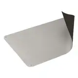 WETEC Tischbelag, ESD, 610 x 900 mm, platingrau, gerundete Ecken, 2 x 10 mm DK (Matte Schutzmatte Tischmatte ESD-Matte Arbeitsplatzunterlage Antistatikmatte Antistatik-Tischmatte 1402.662 1402.662.L)