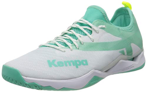 Kempa Damen Wing LITE 2.0 Women Handballschuh, weiß/türkis, 38 EU