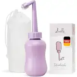 Livella Intimdusche in Lila – Entwickelt in Deutschland - Für eine sanfte und hygienische Reinigung des Intimbereichs – Mehr Wohlbefinden im Wochenbett – Ideal als Reisebidet und Podusche