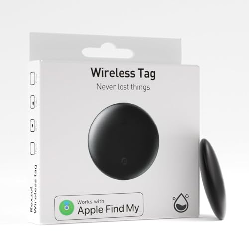 Smart Tag, Schlüsselfinder Koffer Tracker kompatibel mit Apple Wo ist? APP [nur iOS], Key Finder Smarttag für Auto,Koffer,Brieftasche,Fahrrad,Schlüssel,iPhone IP68 Wasserdicht (1 Pcs)