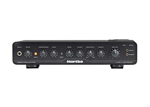 Hartke LX550 500 Watt leichter Basskopf mit Röhrenvorverstärker