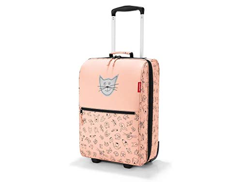 reisenthel Trolley XS Kids Cats and Dogs rosa - Kindergepäck mit Softshell 19L - 29x43x18 cm