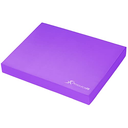 ProsourceFit Balance Pad für das Training – Großes, Gepolstertes, Rutschfestes Balancekissen & Gleichgewichtskissen für Fitness und Balancetraining, Balancekissen Physiotherapie und Yoga 15"x19"