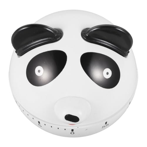 KICHOUSE Niedlicher Panda-mechanischer Timer 60 Countdown Studentenverwaltung Batterie Für Kochstudium
