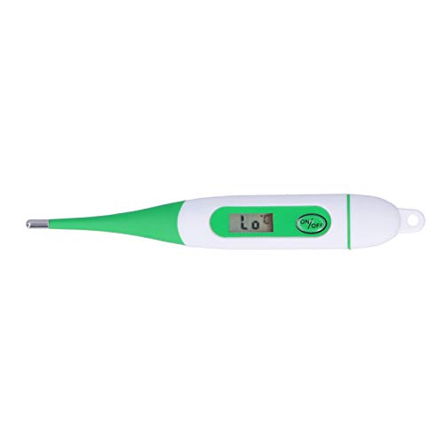 Ejoyous Haustier Fieberthermometer, Digital Fieberthermometer für Pferde Rinder Haustierthermometer Wasserdichtes Tier Thermometer mit LCD-Bildschirm für Schweine Schafe Rinder Hunde Katze