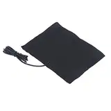 USB-Elektro-Heizkissen, Carbon, USB-Elektro-Heizkissen, Elektrisches Heizkissen aus Fasern, Faltbar, 60 ℃ DC5V, 15 X 20 Cm, Elektrisches Heizkissen für Schnelle Erwärmung der