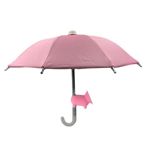 MLqkpwy Phone Umbrella | Handy Regenschirm | Handy Sonnenschutz Schirm | Telefon-Regenschirme | Auto Navigation Sonnenblende | Regenschirm Für Telefon Mit Saugnapfständer, Länge 20 cm