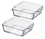 Mini Auflaufform 15cm x 13cm - 2er Set - Portionsschalen zum Servieren - Auflaufschale - auch für den Airfryer geeignet