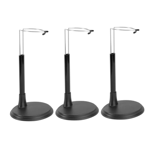 TOYANDONA 3 Stück Outdoor -glühstabständer Doll Lightstick Stand Lightstick -speicherstand Camping -lightstick -halter Actionfiguren Stehen Lightstick -stützhalter Pvc Black