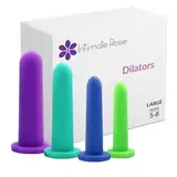 Intimate Rose Großer 4er-Pack Silikon-Dilatoren für Frauen & Männer, Größen 5-8